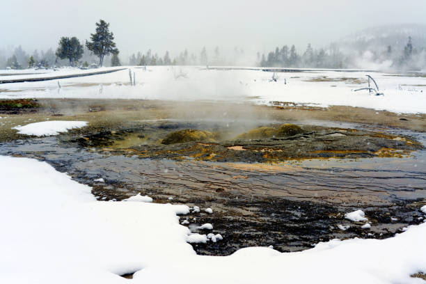 istock Winter Snowing Geothermal Pool Yellowstone 1902070118