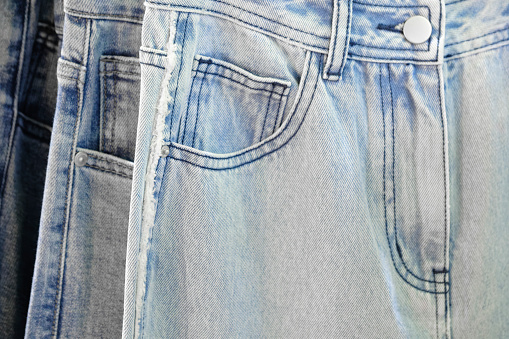 blue jeans in the market