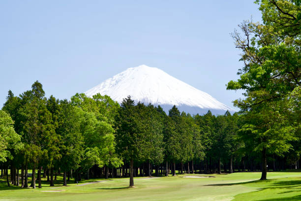 istock The Mt. Fuji and golf course in Japan. 1902095547