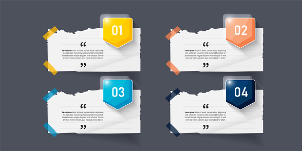 Writing Box Background Text Box Design With Note Papers Stock Illustration - Download Image ...