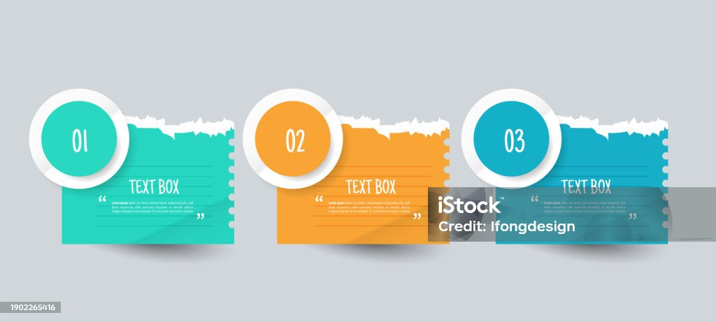 Writing Box Background Text Box Design With Note Papers Stock Illustration - Download Image ...