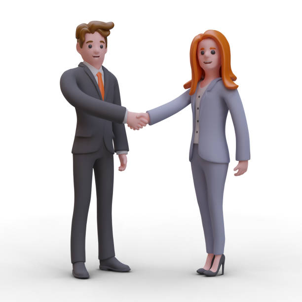 istock Handshake. Businessman and businesswoman make deal 1902322998