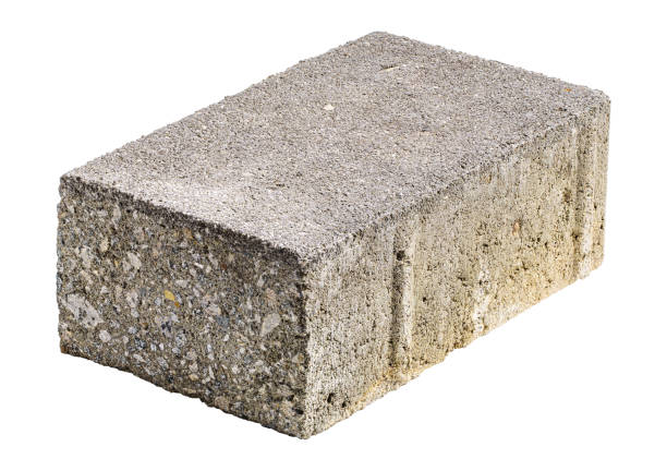 istock Decorative street pavement concrete brick pavers isolated 1902326907