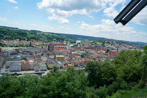 Passau is known for its old town and baroque buildings, including St. Stephen's Cathedral on the Danube