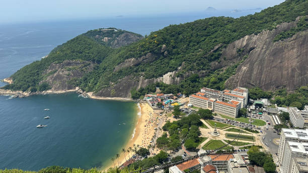 istock Beatiful Beach Landscape in Rio de Janeiro, travel background 1902430437