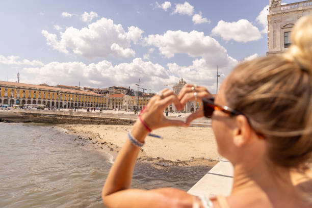 istock Young woman in Lisbon in springtime 1902433662