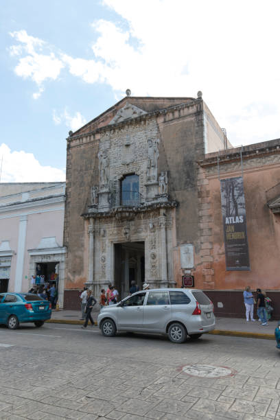 Vista del museo casa Montejo en Mérida - foto de stock