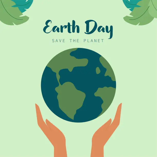 Vector illustration of Earth Day.