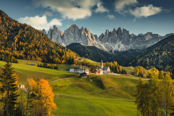 istock dolomites peaks in autumn 1902475476