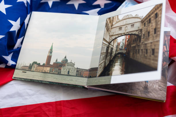istock view open book with album at home 1902495889