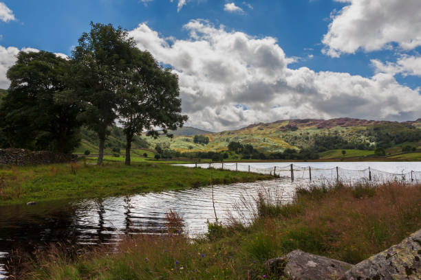 watendlath tarn, lake district, cumbria, uk - watendlath foto e immagini stock