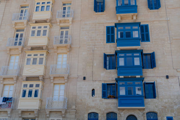 istock Architecture. Facade of a building in Malta. 1902613462