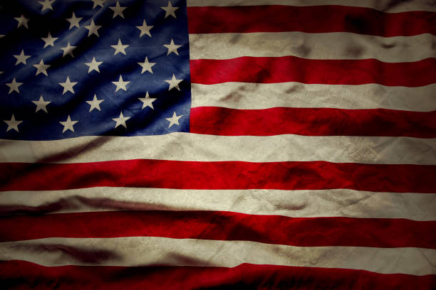 istock Grunge American flag 1902714076