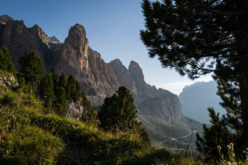 Majestic mountain landscapes on the Italian Dolomites