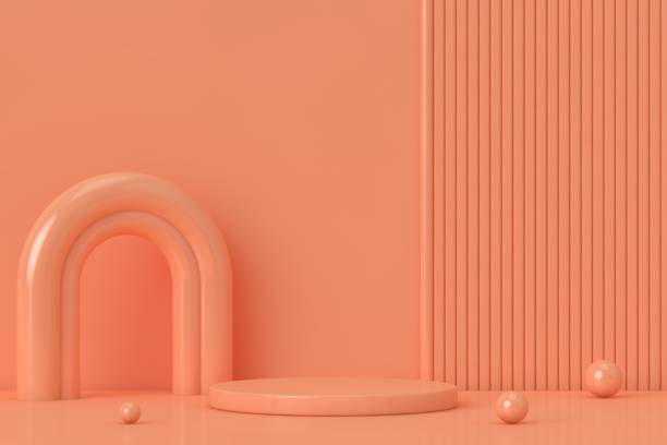 istock Abstract background for 3D product presentation, empty product stand 1902746529