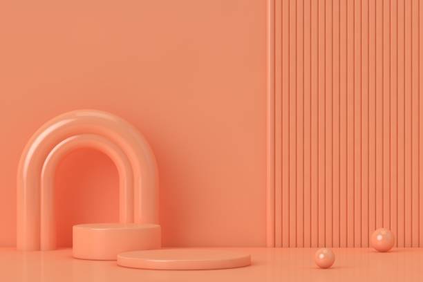 istock Abstract background for 3D product presentation, empty product stand 1902746548