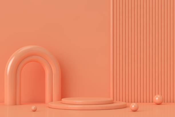 istock Abstract background for 3D product presentation, empty product stand 1902746573