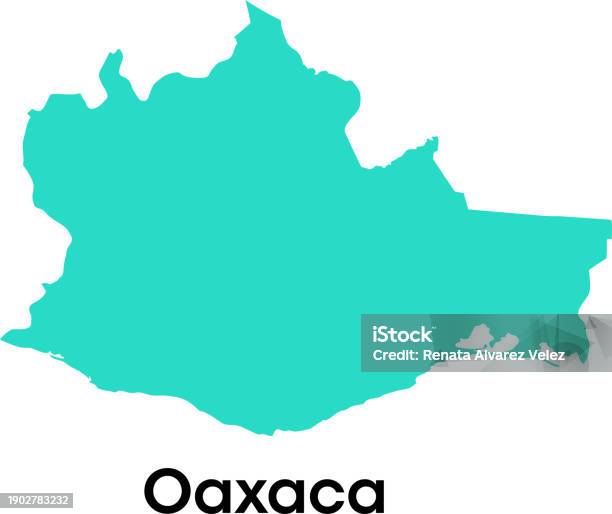 Oaxaca Map Vector File Oaxaca State Map In Mexico Stock Illustration - Download Image Now ...