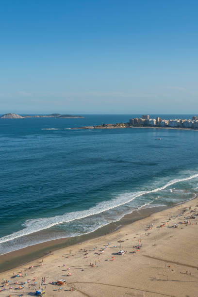 istock Rio de janeiro, Brazil. Copacabana beach seen from above. 1902843739