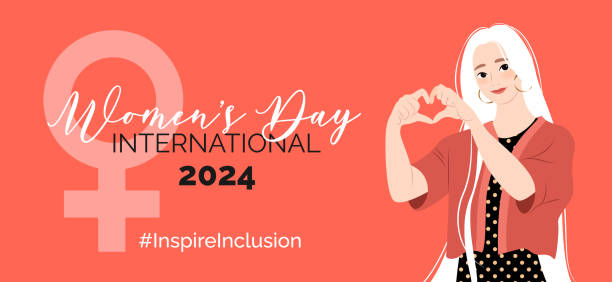 istock Inspireinclusion. 2024 International Women's Day horizontal banner. 1902860293