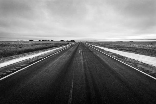 istock Straight and Narrow Nebraska highway 1902957517