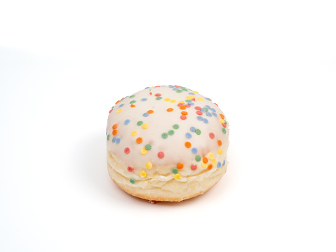 Donut isolated on white background. Sweet buns on a white background.