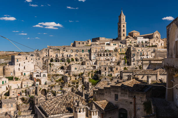 istock Sassi di Matera and Matera Cathedral in Matera, Italy 1903039883