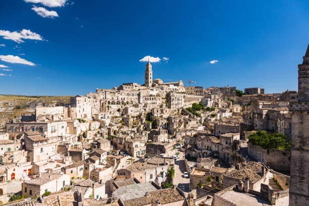 istock Sassi di Matera and Matera Cathedral in Matera, Italy 1903043387