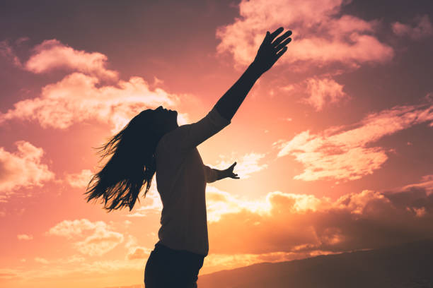 istock Woman feeling free and inspired. 1903068703