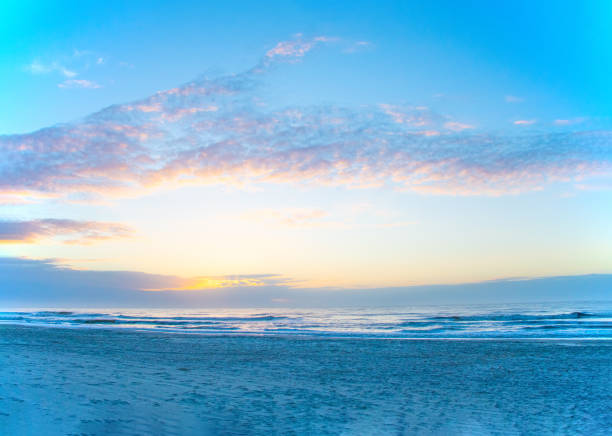 Beach Scene at Sunset-Hilton Head, South Carolina