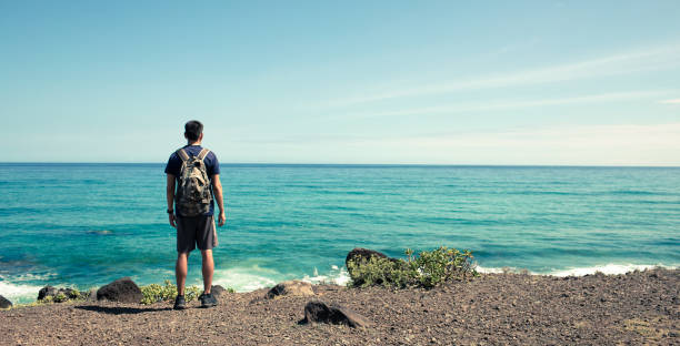 istock Male hiker enjoying beautiful views. 1903131291