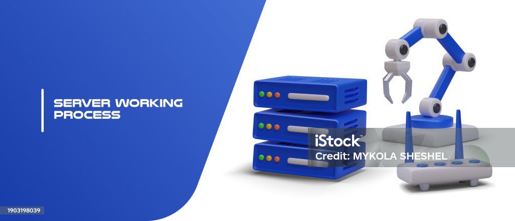 Server Working Process Server Rack Programmable Manipulator Router ...