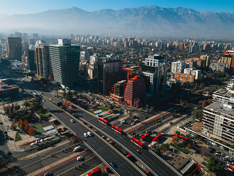 City of Santiago, Chile - Apoquindo Avenue
