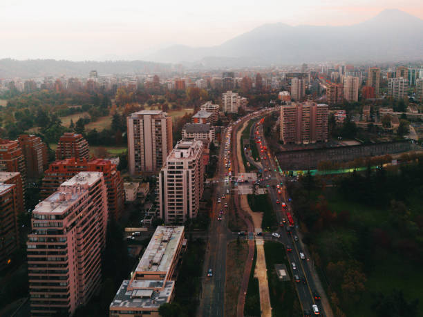 istock Dusk on Avenida Americo Vespucio, Santiago, Chile 1903216944