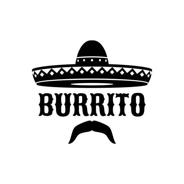 Cat T-Shirt: Mexican Purrito - Mustache & Sombrero Cat T-Shirt: Mexican Purrito - Mustache & Sombrero