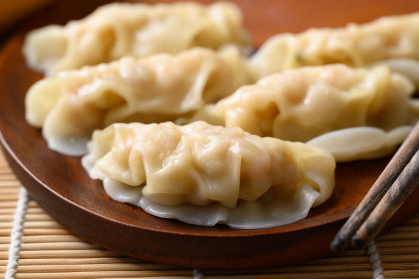 istock Steamed wonton dumpling stuffed with minced pork and chicken 1903497835