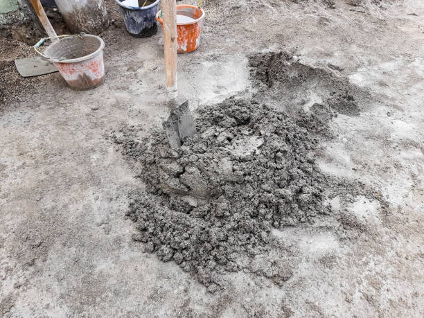 istock cement that has been mixed and ready to be used in casting or making walls 1903558120