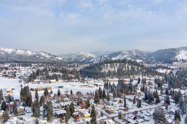 istock Leavenworth, WA morning in December 1903574506