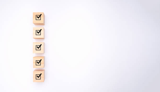 istock Five correct sign symbols are on a white background. 1903593775
