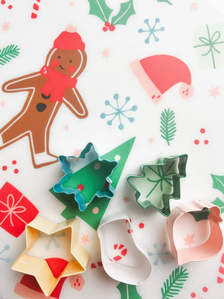 istock Christmas Placemat with Cookie Cutters 1903596374
