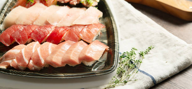 istock Tuna sushi in various parts 1903605804
