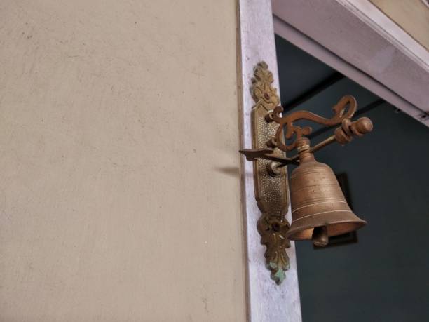 istock vintage bronze door bell 1903669354