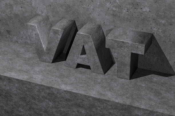 istock 3d gray concrete stone word vat illustration 1903677058