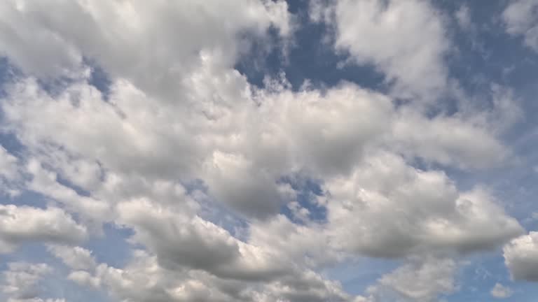 Time-Lapse of Clouds in Blue Sky