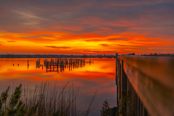 istock Sunrise at the Phoebus Pier 1903731783