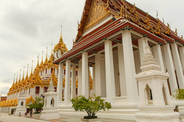 istock Beautiful sky and Wat Ratchanatdaram Temple in Bangkok, Thailand. 1903753926