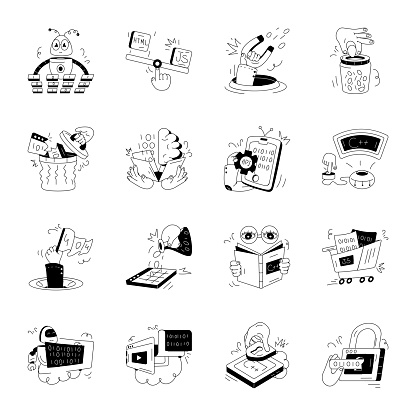 Check out our collection of web development mini illustrations and get handy vector assets for all your digital media projects.