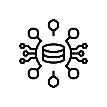 Icon for data, hub, connection, server, technology, file, database, datacenter, storage, information, networking