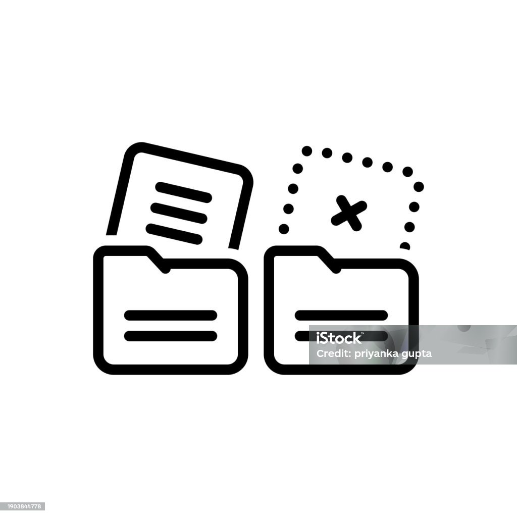 Less Missing Data Icon Missing Data Stock Illustration - Download Image Now - Data, Document ...