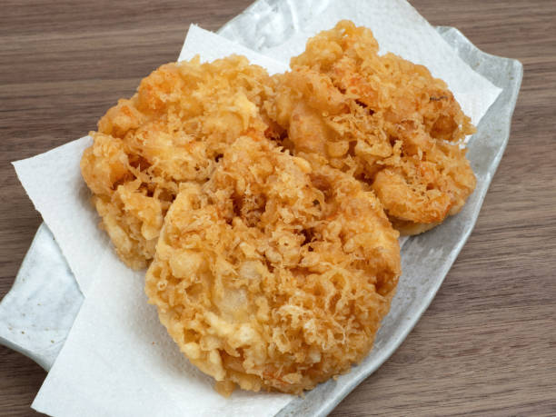 istock Japanese tempura. Deep-fried shelled shrimp 1903884729